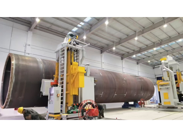 風(fēng)電塔筒內(nèi)外壁拋丸機(jī)